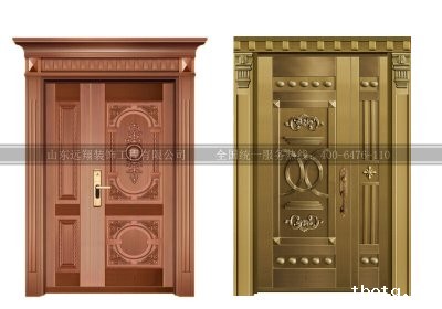 实板铜门-005