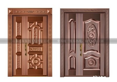 实板铜门-009