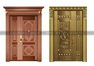 实板铜门-010