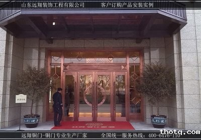 案例-酒店铜大门